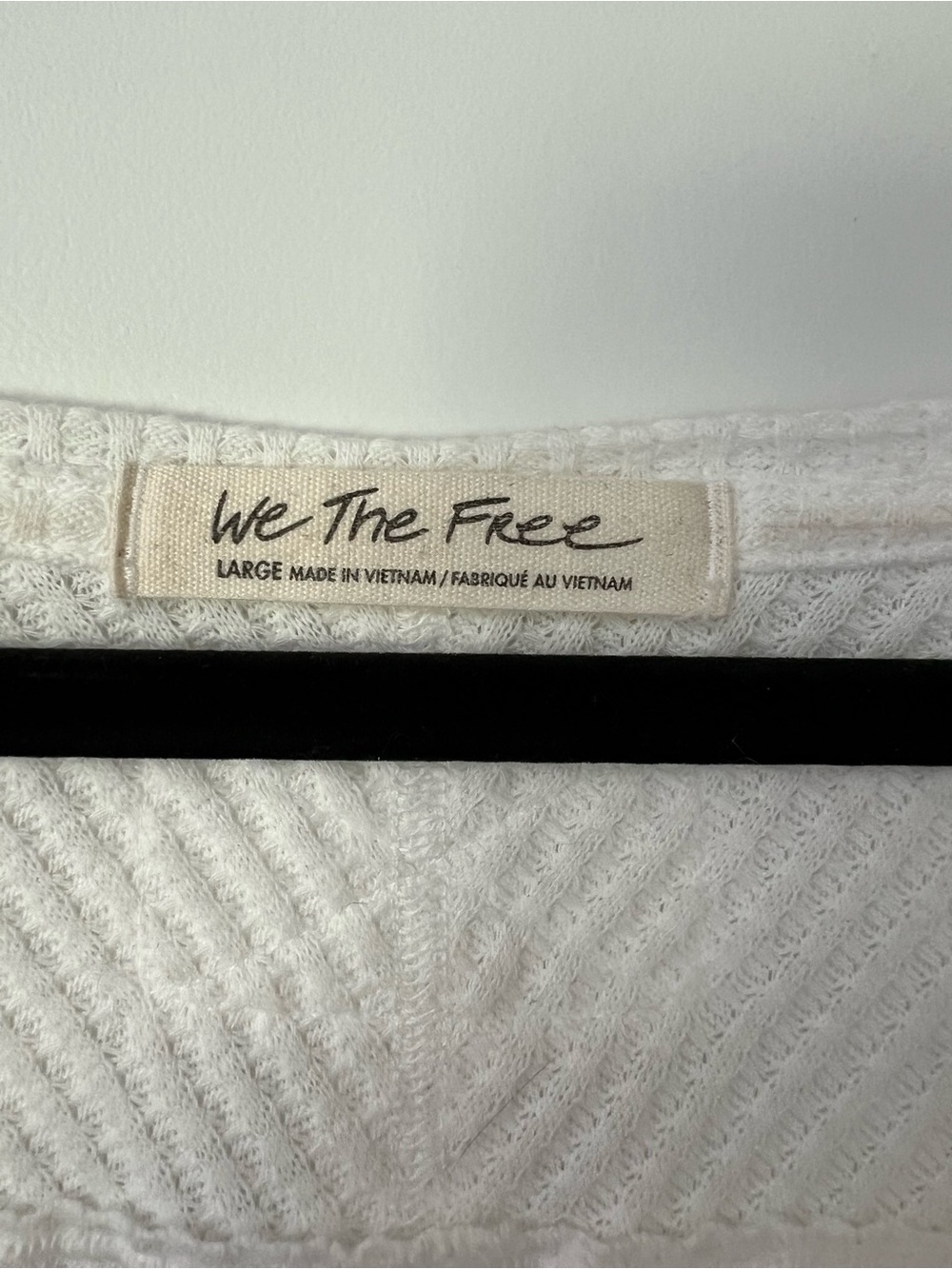 Free People Coraline White Thermal Top - Picture 2 of 6